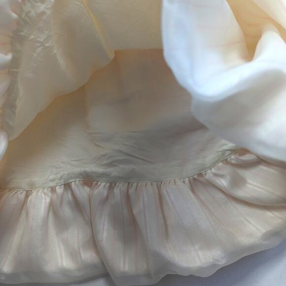 Vintage Manhattan Dress Girls Size 8 Semi Sheer Bubble Hem - Picture 3 of 8